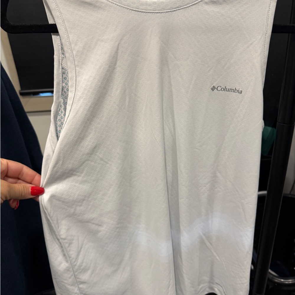 Columbia Light Gray Sleeveless Top